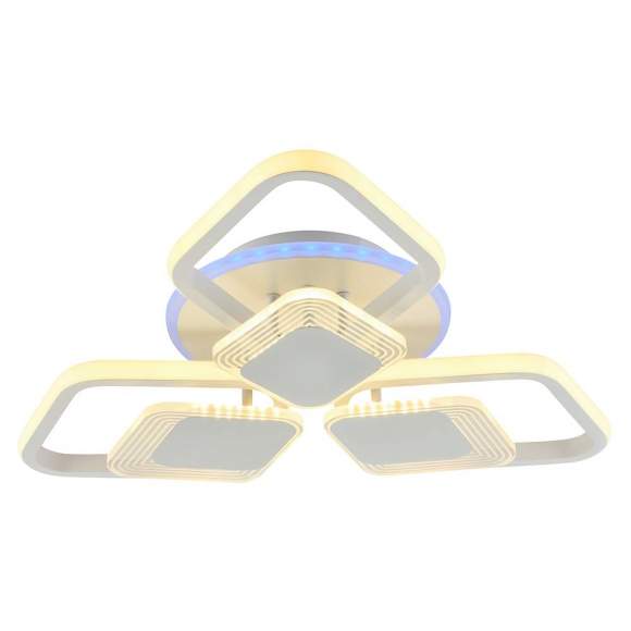 Светодиодная диммируемая люстра с ПДУ Profit Light 5893/3+3B WHT 108W+6,5W RGB Светодиодная диммируемая люстра с ПДУ Profit Light 5893/3+3B WHT 108W+6,5W RGB