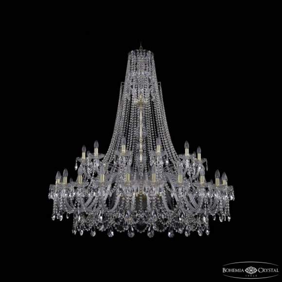 Люстра подвесная Bohemia Ivele Crystal 1411/24+12/530/XL-152 G