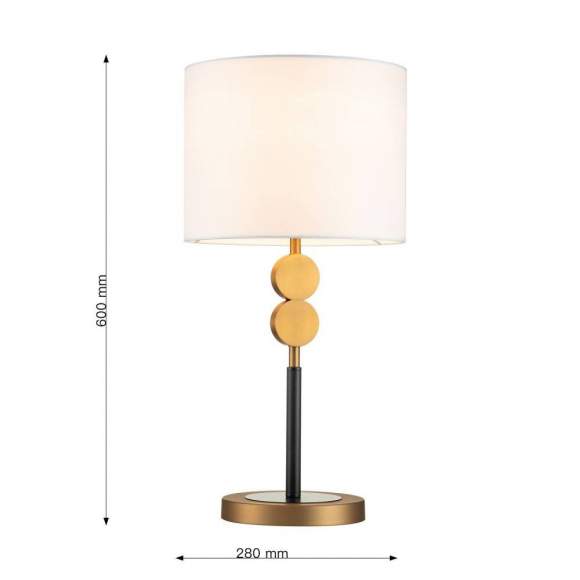 Настольная лампа  с лампочкой Favourite Roshe 2624-1T+Lamps А60