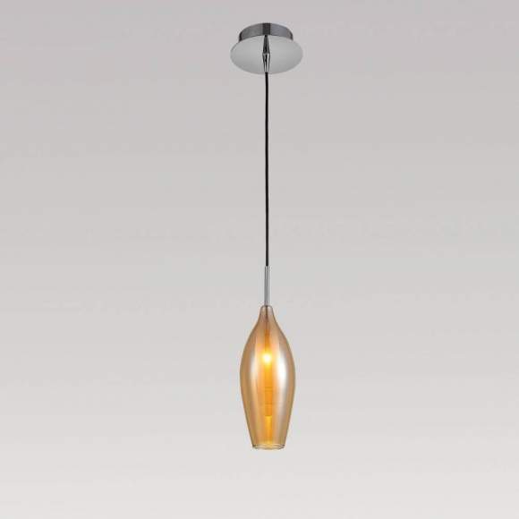 803023 Подвес Lightstar Pentola ХРОМ/ЯНТАРЬ 803023 Подвес Lightstar Pentola ХРОМ/ЯНТАРЬ