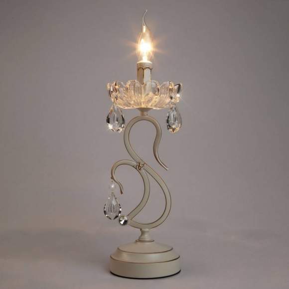 Настольная лампа Eurosvet 12205/1T белый Strotskis