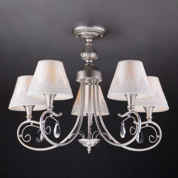 60069/5 серебро Потолочная люстра ЕВРОСВЕТ Incanto 60069/5 серебро Потолочная люстра ЕВРОСВЕТ Incanto