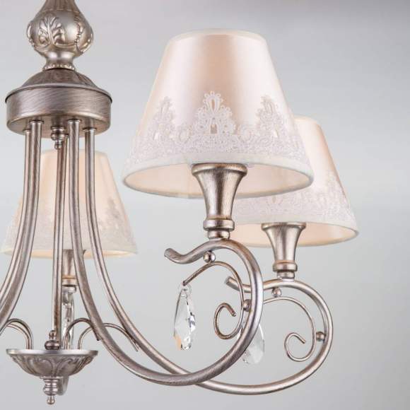 60069/5 серебро Потолочная люстра ЕВРОСВЕТ Incanto 60069/5 серебро Потолочная люстра ЕВРОСВЕТ Incanto