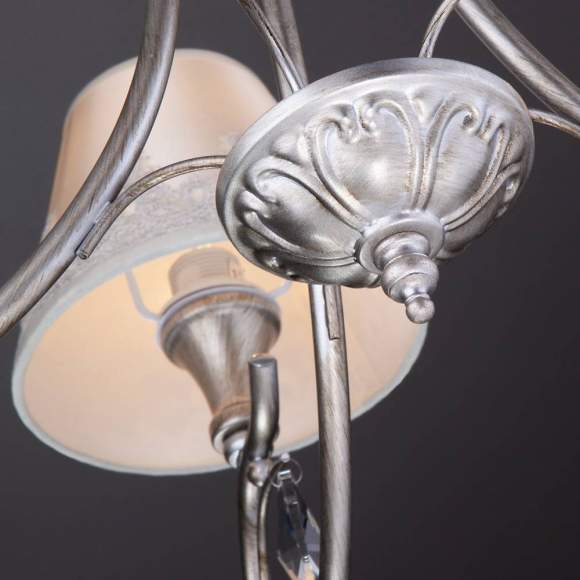 60069/5 серебро Потолочная люстра ЕВРОСВЕТ Incanto 60069/5 серебро Потолочная люстра ЕВРОСВЕТ Incanto