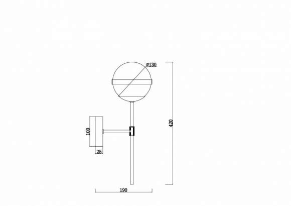 Бра Freya Sonder FR5204WL-01BS Бра Freya Sonder FR5204WL-01BS