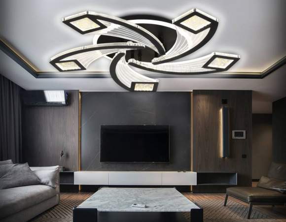 Потолочная диммируемая люстра с пультом ДУ Ambrella light Original FA4478 Потолочная диммируемая люстра с пультом ДУ Ambrella light Original FA4478