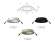 Корпус светильника встраиваемый для насадок D70mm Ambrella light Diy Spot C7621