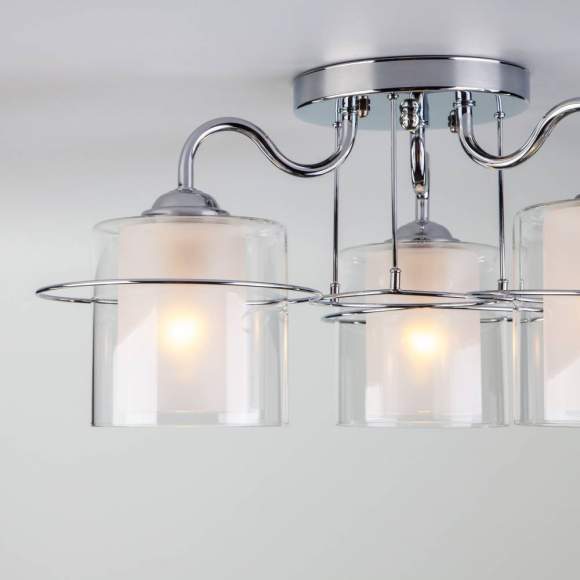 Потолочная люстра Eurosvet Darcy a044959 30160/3 хром Потолочная люстра Eurosvet Darcy a044959 30160/3 хром