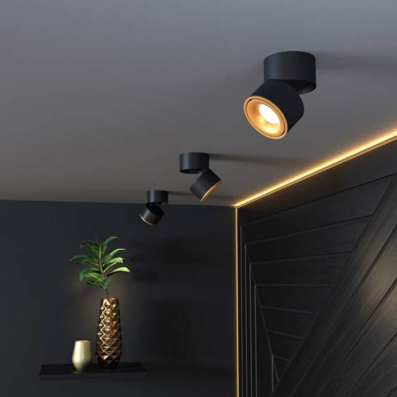 Накладной светодиодный светильник Elektrostandard DLR031 15W 4200K 3100 черный матовый/золото (a050528) Накладной светодиодный светильник Elektrostandard DLR031 15W 4200K 3100 черный матовый/золото (a050528)