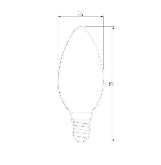 Филаментная светодиодная лампа E14 9W 4200K (белый) C35 BLE1426 Elektrostandard (a050132) Филаментная светодиодная лампа E14 9W 4200K (белый) C35 BLE1426 Elektrostandard (a050132)