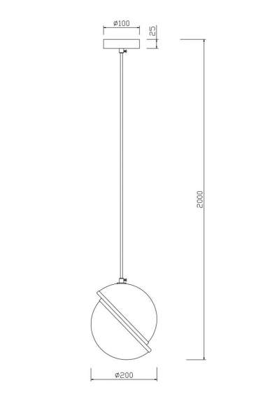 Подвесной светильник Freya Element FR5181PL-01CH Подвесной светильник Freya Element FR5181PL-01CH