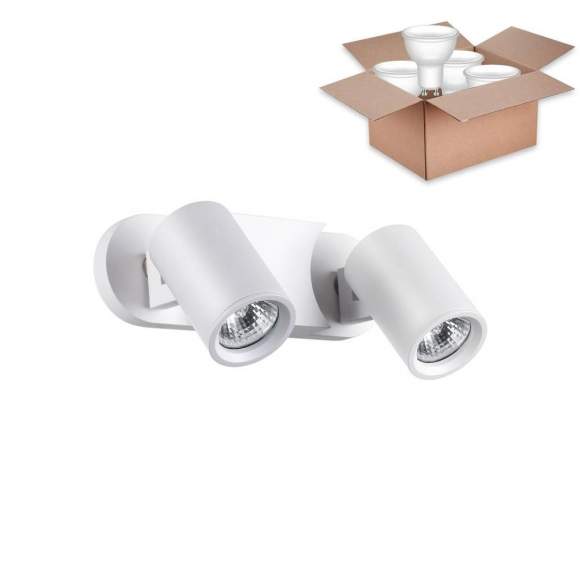 Спот с лампочками Novotech Gusto 370651+Lamps Gu10 Спот с лампочками Novotech Gusto 370651+Lamps Gu10