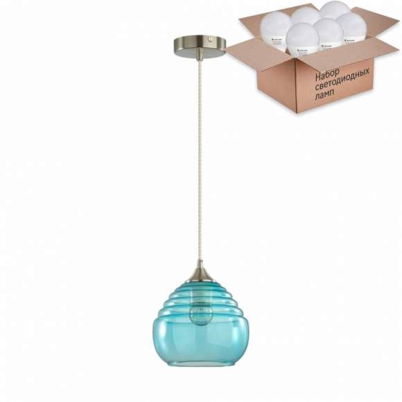 Подвесной светильник с лампочкой Lumion Lester 5287/1+Lamps E27 P45 Подвесной светильник с лампочкой Lumion Lester 5287/1+Lamps E27 P45