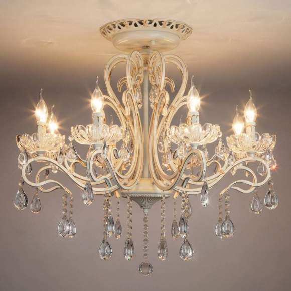 Подвесная люстра Eurosvet 12205/8 белый Strotskis