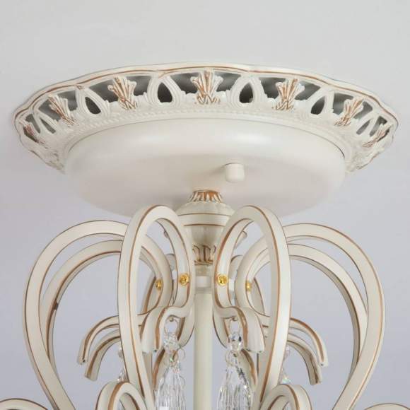 Подвесная люстра Eurosvet 12205/8 белый Strotskis