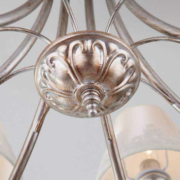 60069/8 серебро Потолочная люстра ЕВРОСВЕТ Incanto