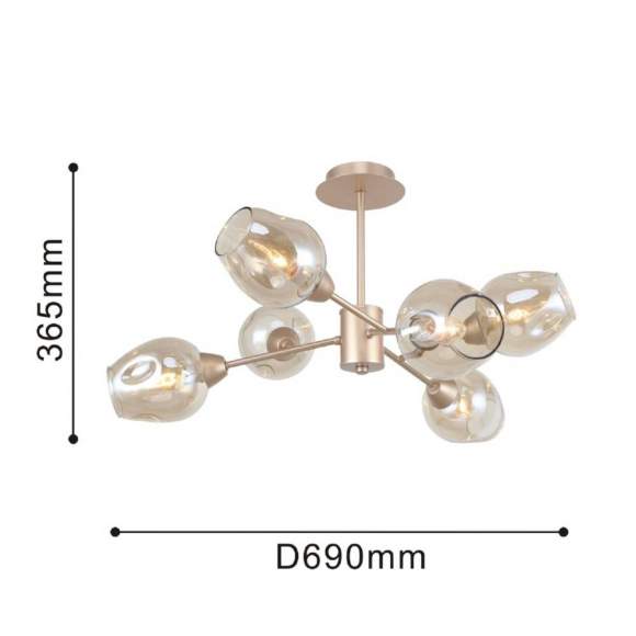 Люстра на штанге F-Promo Tilda с поддержкой Маруся 2658-6U-М