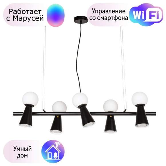 Подвесная люстра Gnomes Favourite с поддержкой Маруся 4095-5P-М