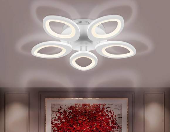 Потолочная светодиодная люстра с пультом ДУ (инфракрасный) Ambrella light Acrylica FA4492