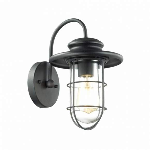 Уличный настенный светильник Odeon Light Helm с лампочкой 4171/1W+Retro Lamps