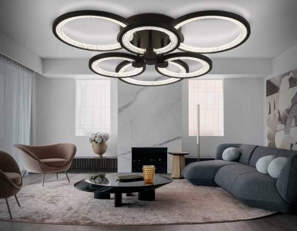 Потолочная диммируемая люстра с пультом ДУ Ambrella light Original FA4092 Потолочная диммируемая люстра с пультом ДУ Ambrella light Original FA4092