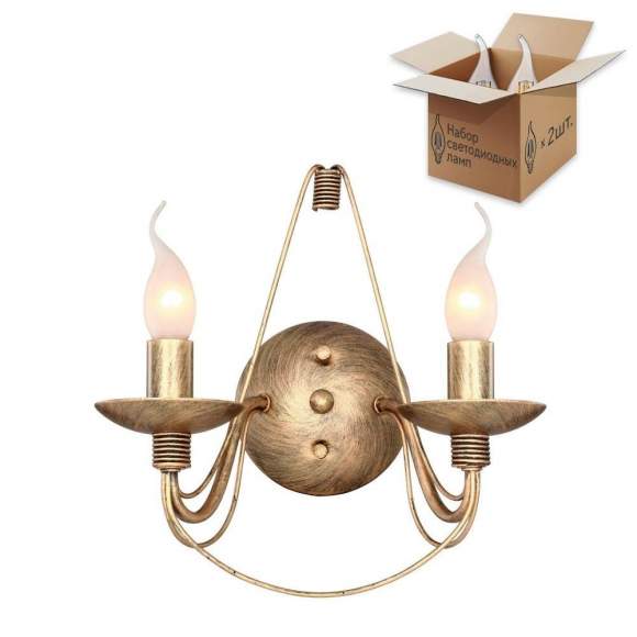 Бра с лампочками F-Promo Chateau 2163-2W+Lamps Бра с лампочками F-Promo Chateau 2163-2W+Lamps