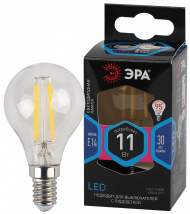 Филаментная светодиодная лампа E14 11W 4000К (белый) Эра F-LED P45-11w-840-E14 (Б0047014)