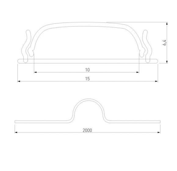 2м. Гибкий алюминиевый профиль для светодиодной ленты Elektrostandard LL-2-ALP012 (a053630) 2м. Гибкий алюминиевый профиль для светодиодной ленты Elektrostandard LL-2-ALP012 (a053630)