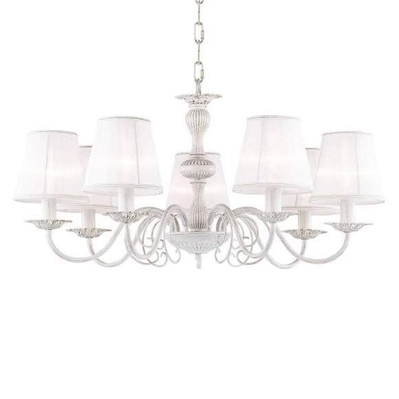 Подвесная люстра с лампочками Favourite Malta 1730-7P+Lamps E14 Свеча