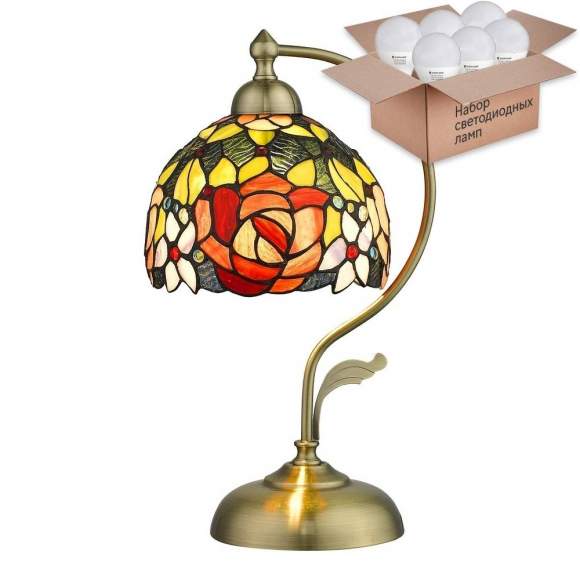 Настольная лампа с лампочкой Velante 828-804-01+Lamps E27 P45 Настольная лампа с лампочкой Velante 828-804-01+Lamps E27 P45