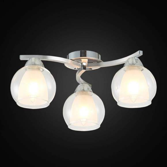 Люстра потолочная Citilux Кристи CL152137 Алюминий+Хром Люстра потолочная Citilux Кристи CL152137 Алюминий+Хром