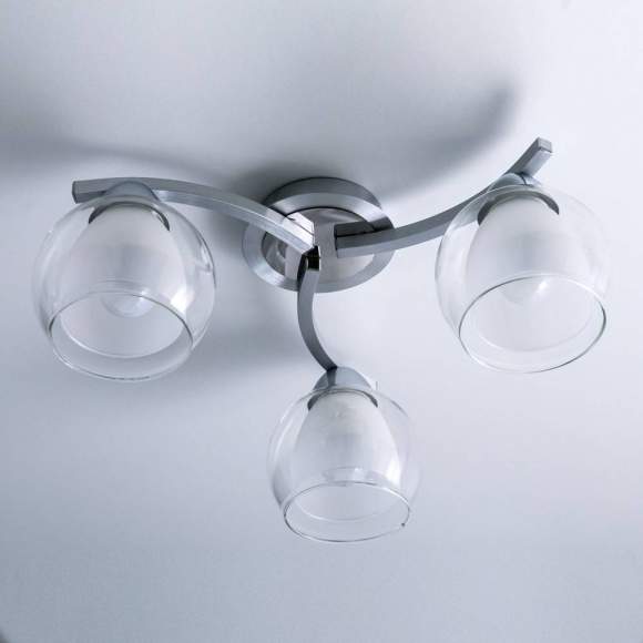 Люстра потолочная Citilux Кристи CL152137 Алюминий+Хром Люстра потолочная Citilux Кристи CL152137 Алюминий+Хром