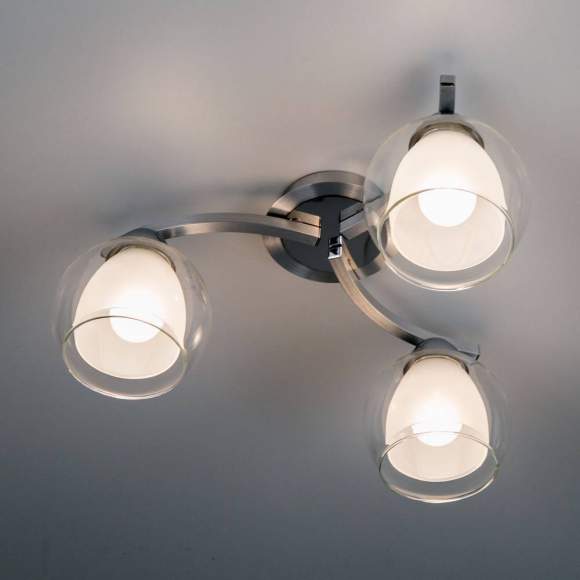 Люстра потолочная Citilux Кристи CL152137 Алюминий+Хром Люстра потолочная Citilux Кристи CL152137 Алюминий+Хром