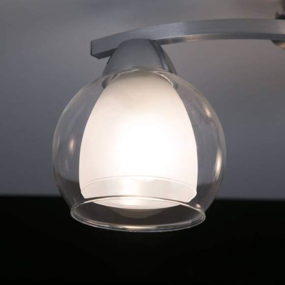 Люстра потолочная Citilux Кристи CL152137 Алюминий+Хром Люстра потолочная Citilux Кристи CL152137 Алюминий+Хром