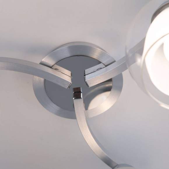 Люстра потолочная Citilux Кристи CL152137 Алюминий+Хром Люстра потолочная Citilux Кристи CL152137 Алюминий+Хром