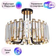 Подвесная люстра Arte Lamp Amber с поддержкой Маруся A1028PL-6BK-М