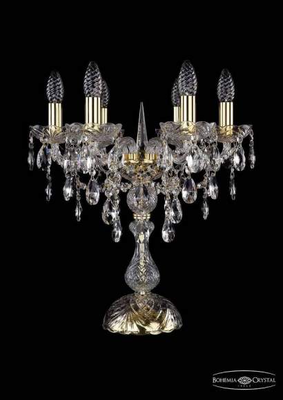 1415L/6/141-47/G Настольная лампа Bohemia Ivele Crystal