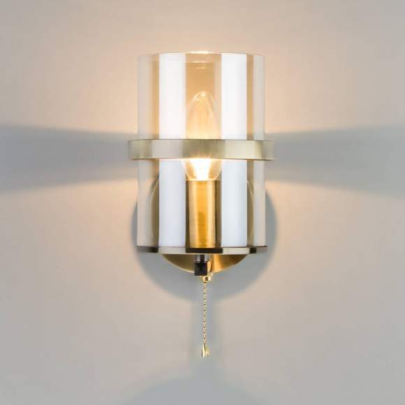 60085/1 античная бронза античная бронза Классическое бра со стеклянным плафоном Eurosvet Coppa