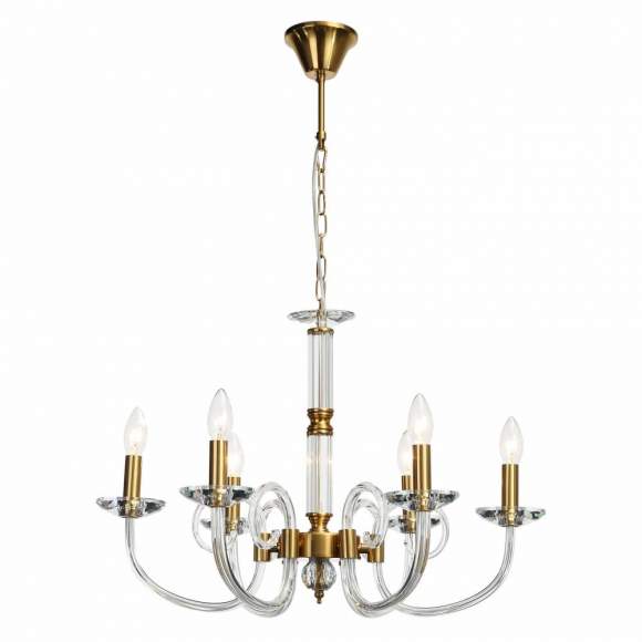 Подвесная люстра с хрусталем Glass Stilfort 1050/03/06P