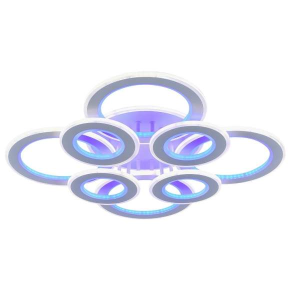 Светодиодная диммируемая люстра с ПДУ Profit Light 8005/4+4 WHT Светодиодная диммируемая люстра с ПДУ Profit Light 8005/4+4 WHT