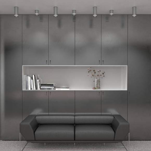 DLR021 9W 4200K хром матовый Накладной светодиодный светильник Elektrostandard (a037519)