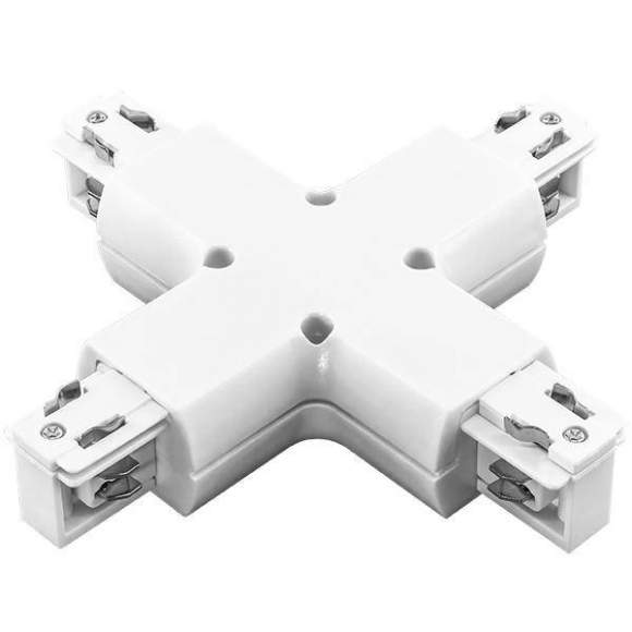 Трехфазный X-образный соединитель для шинопровода Barra Lightstar 504146 Трехфазный X-образный соединитель для шинопровода Barra Lightstar 504146