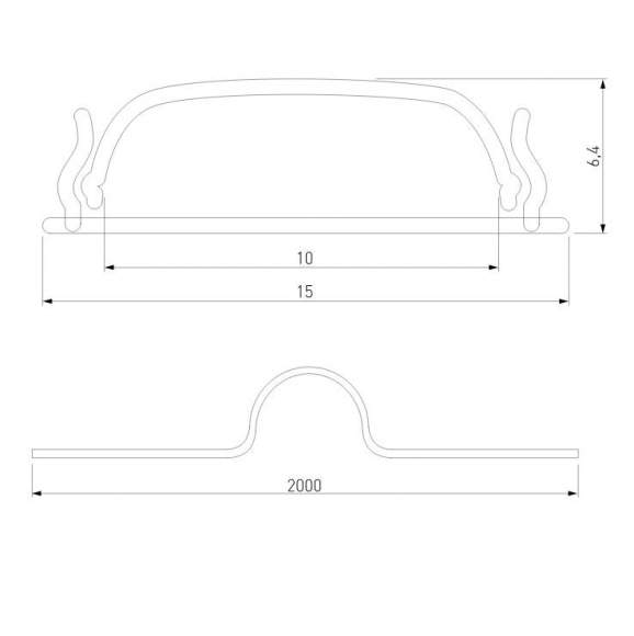 2м. Гибкий алюминиевый профиль для светодиодной ленты Elektrostandard LL-2-ALP012 (a053629) 2м. Гибкий алюминиевый профиль для светодиодной ленты Elektrostandard LL-2-ALP012 (a053629)