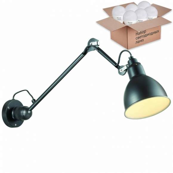 Спот с лампочкой Odeon Light Arta 4125/1WD+Lamps E14 P45 Спот с лампочкой Odeon Light Arta 4125/1WD+Lamps E14 P45