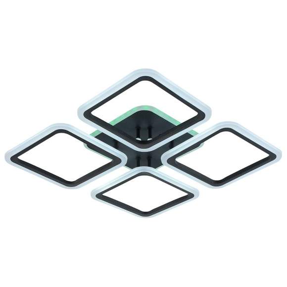 Светодиодная диммируемая люстра с ПДУ Profit Light 8075/4 GRP 112W+8W RGB