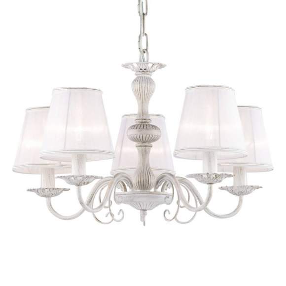 Подвесная люстра с лампочками Favourite Malta 1730-5P+Lamps E14 Свеча