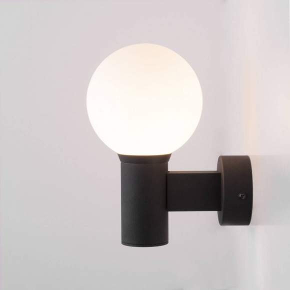 Уличный настенный светильник Sfera D Elektrostandard 35126/D черный (a060122)