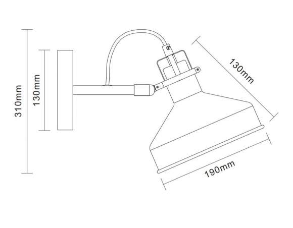 WML-425  С73 Бра настенное Camelion Amsterdam 13021