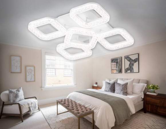 Потолочная дммируемая люстра с пультом ДУ Ambrella light Original FA3914 Потолочная дммируемая люстра с пультом ДУ Ambrella light Original FA3914