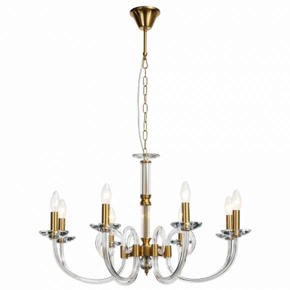 Подвесная люстра с хрусталем Glass Stilfort 1050/03/08P